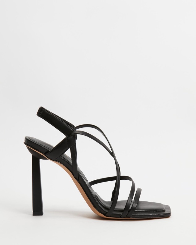 Fashion Black Amilia Heeled Sandals Aldo