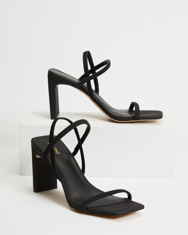Okurr Block Heels Black Aldo Fashion
