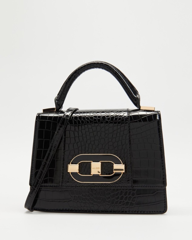 Black Aldo Fashion Enondario Top Handle Bag