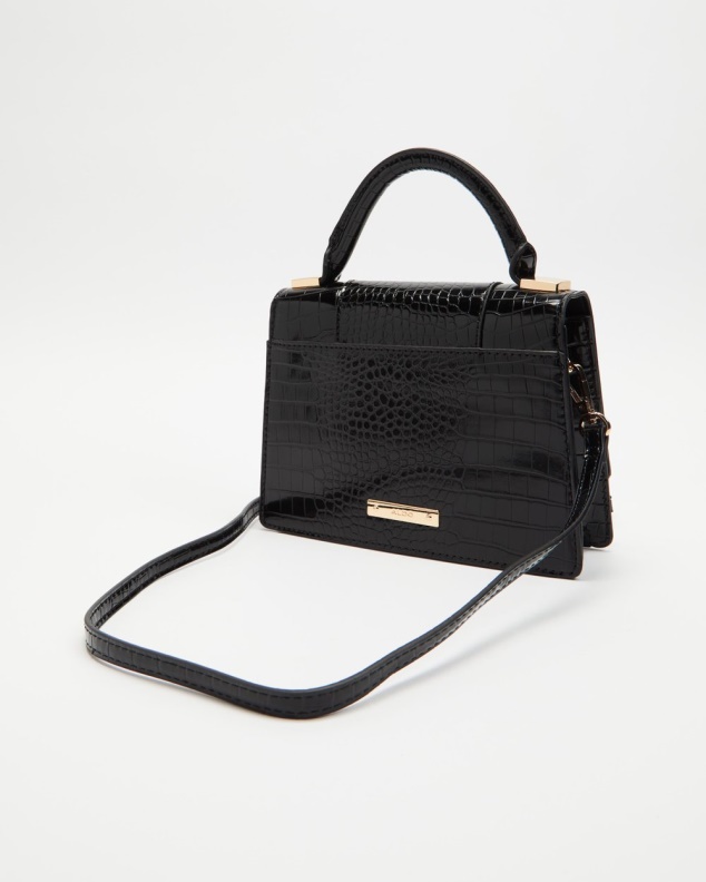 Black Aldo Fashion Enondario Top Handle Bag