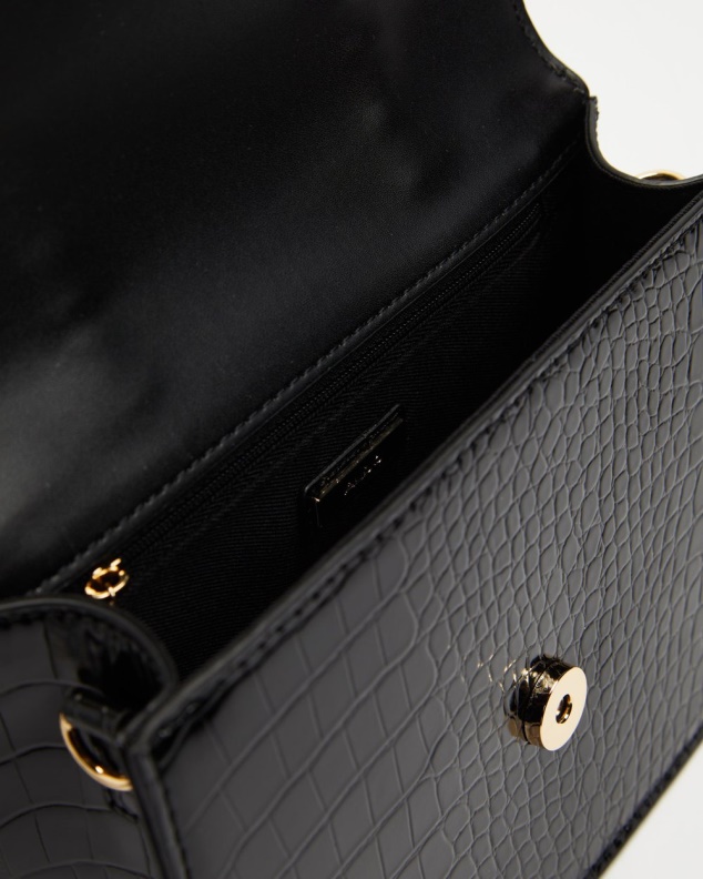 Black Aldo Fashion Enondario Top Handle Bag