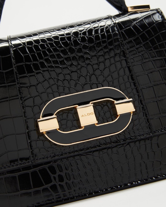 Black Aldo Fashion Enondario Top Handle Bag