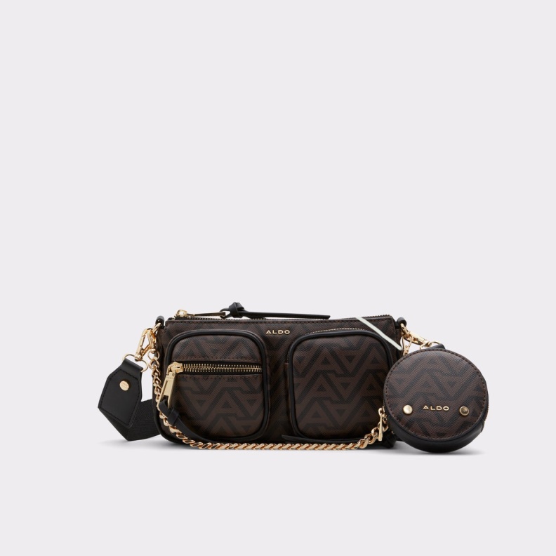 Aldo Brown Fashion Iconistrope Cross Body Bag