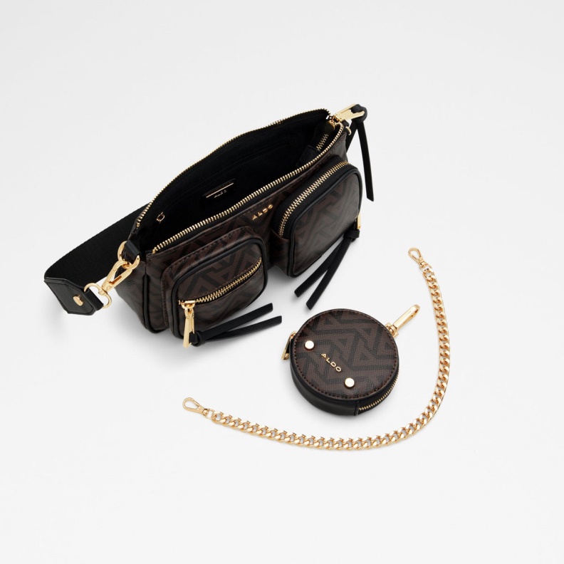 Aldo Brown Fashion Iconistrope Cross Body Bag