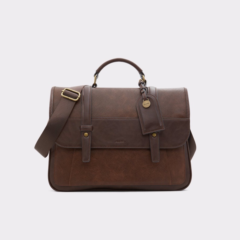 Aldo Dark Brown Fashion Uniannon Messenger