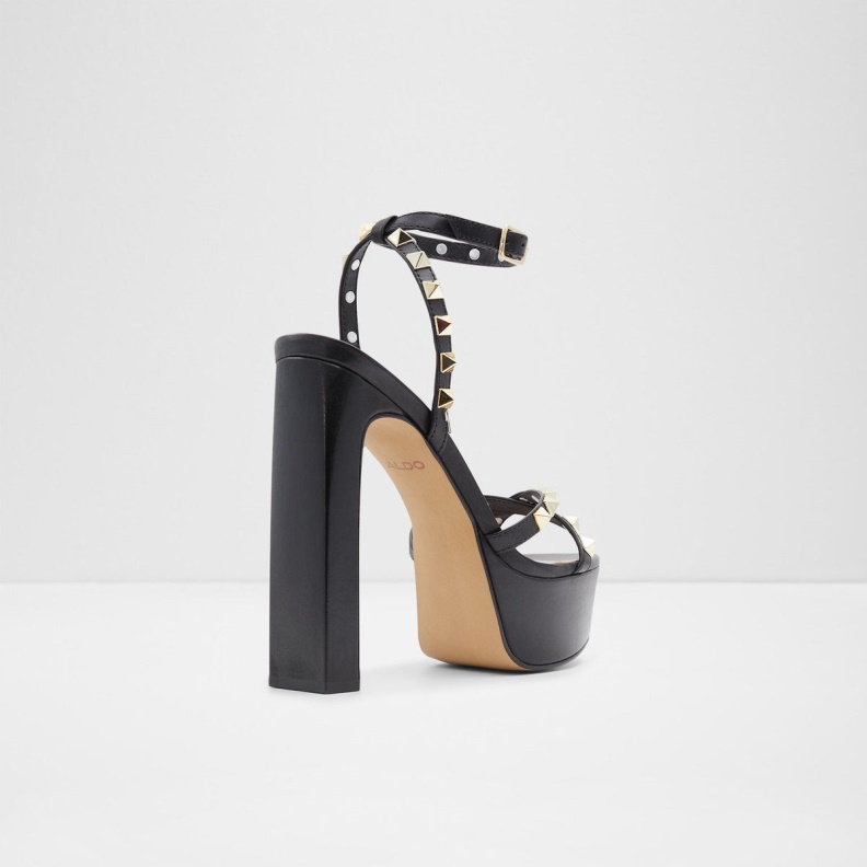 Aldo Fashion Geegully Heeled Sandals Black