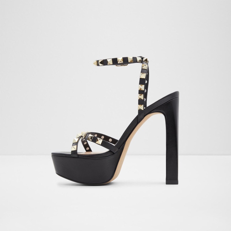 Aldo Fashion Geegully Heeled Sandals Black