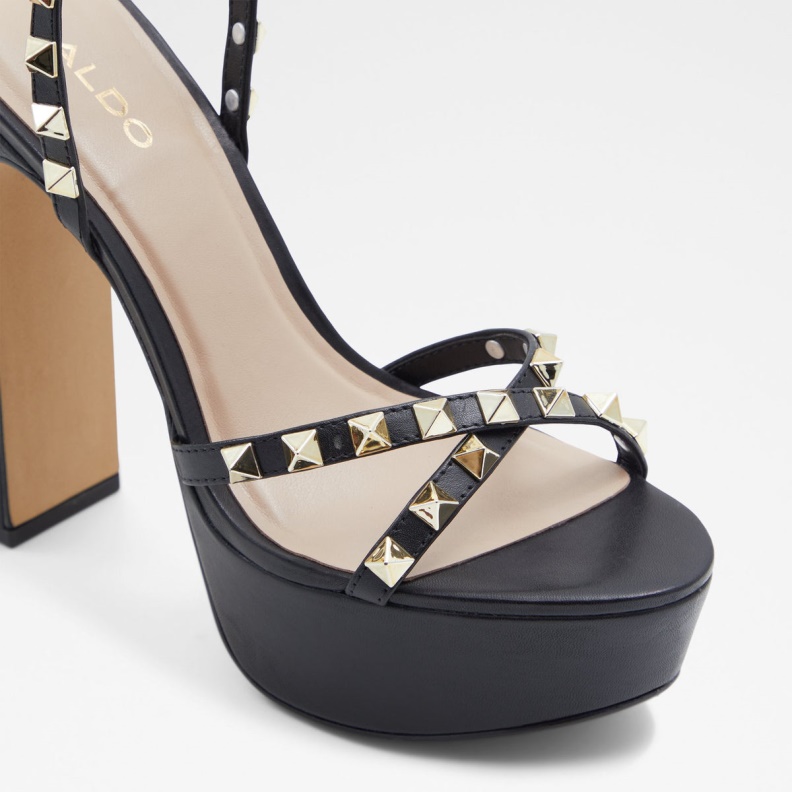 Aldo Fashion Geegully Heeled Sandals Black