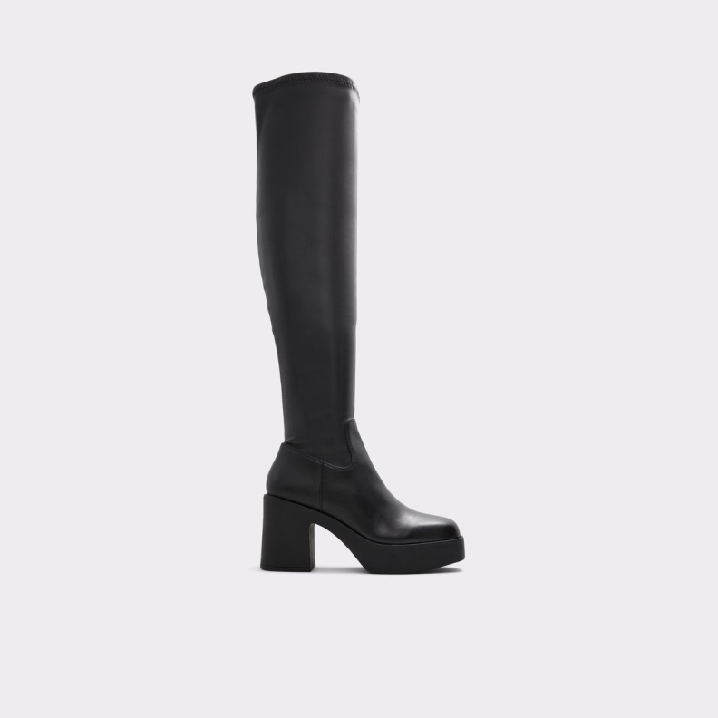 Aldo Fashion Upscale Over The Knee Boot Black