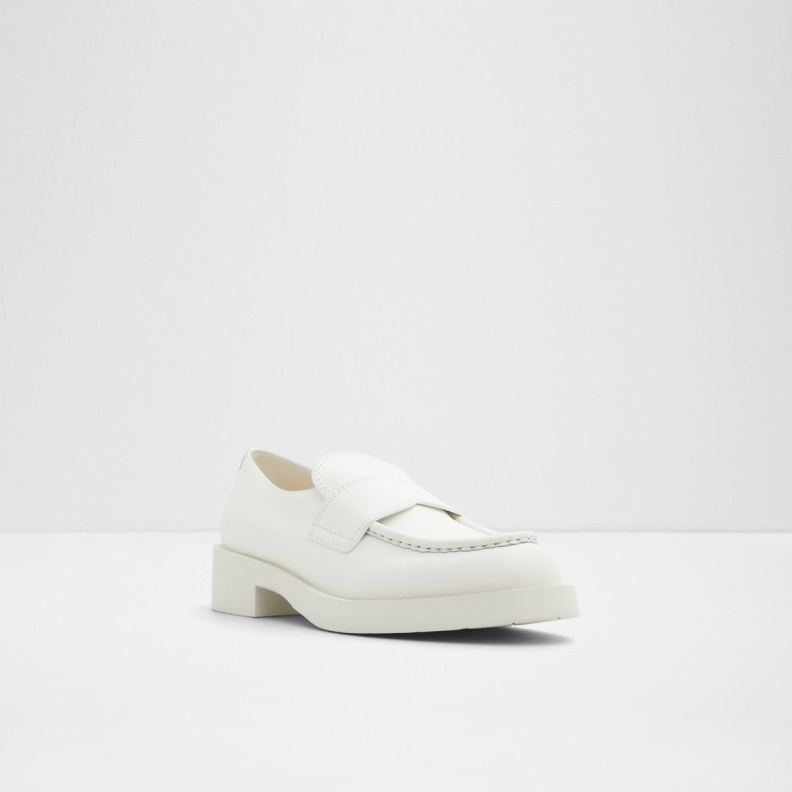 Aldo Fashion White Sylla Loafer