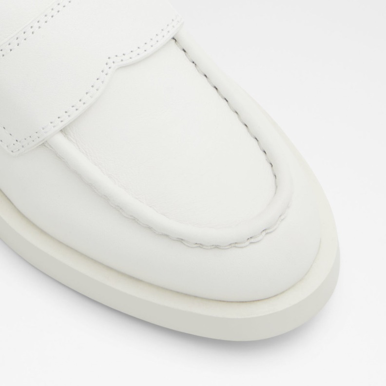 Aldo Fashion White Sylla Loafer