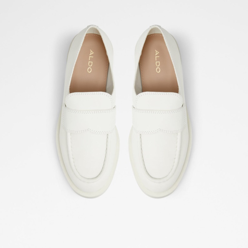 Aldo Fashion White Sylla Loafer