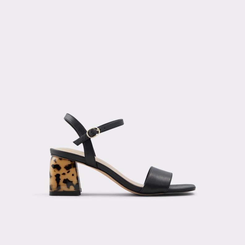 Aldo Gleawia Heeled Sandals Black Fashion