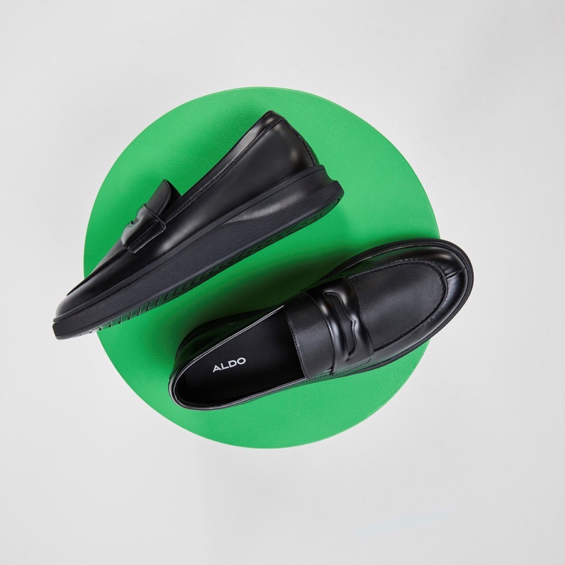 Aldo Monolith Loafer Black Fashion