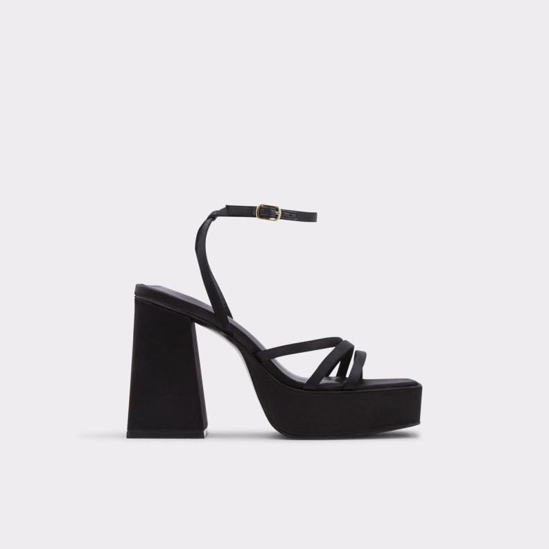 Black Aldo Fashion Landabriver Heeled Sandals