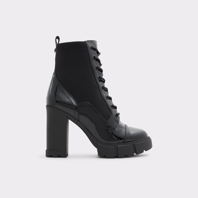 Black Fashion Aldo Rebel Ankle Boot