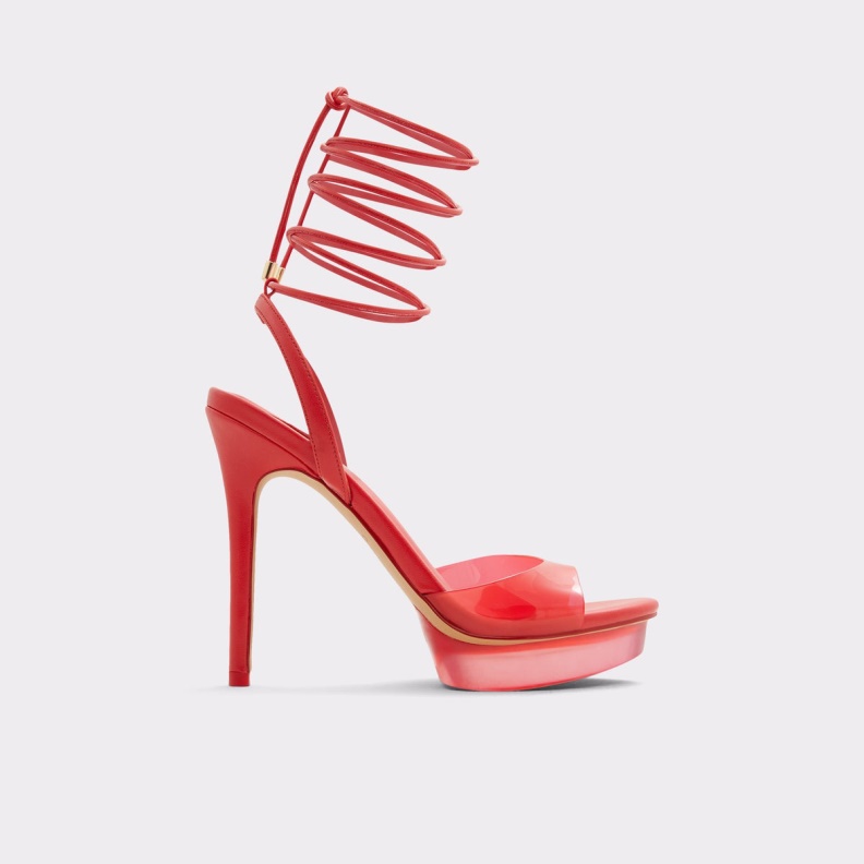 Bossis Heeled Sandals Aldo Fashion Red