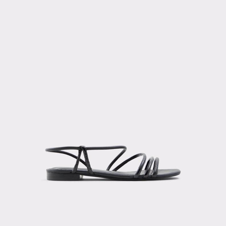 Fashion Aldo Grymaw Flat Sandals Black