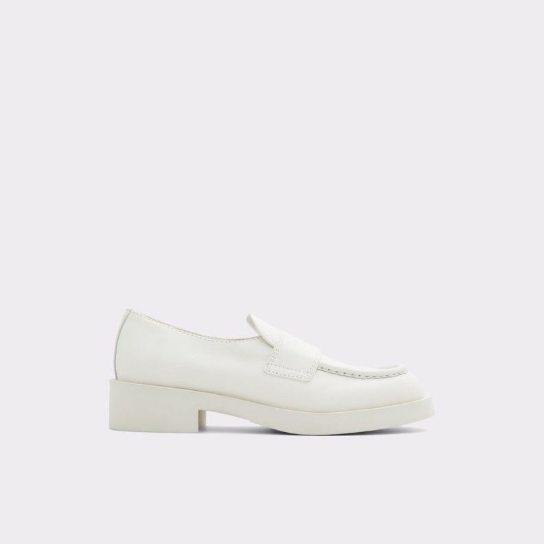 Fashion Aldo White Sylla Loafer