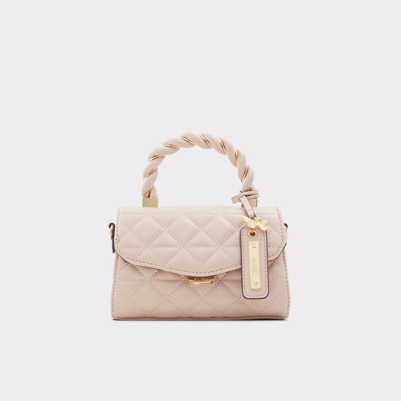 Light Pink Fashion Aldo Ribands Top Handle Bag