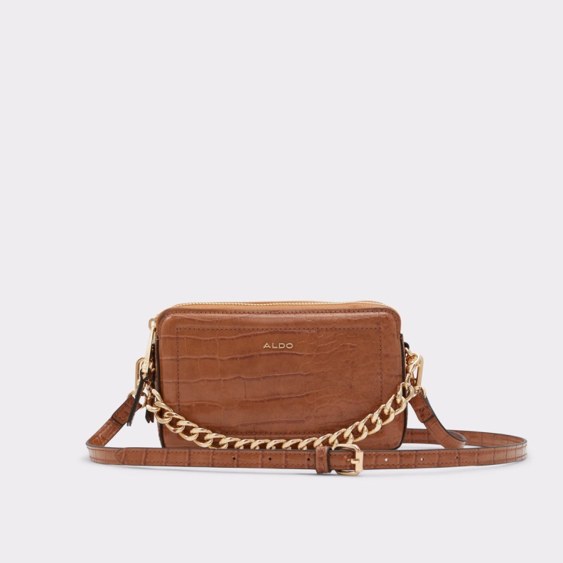 Lunia Cross Body Bag Aldo Fashion Cognac
