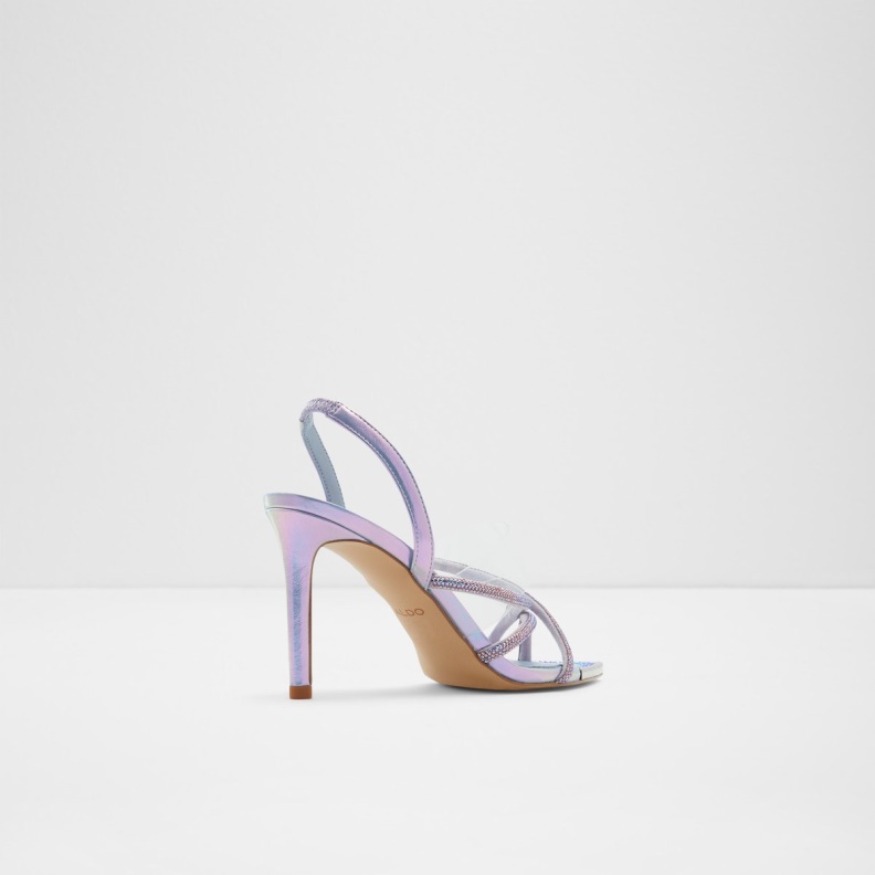 Purple Aabelle Strappy High Heel Sandal Stiletto Heel Fashion Aldo