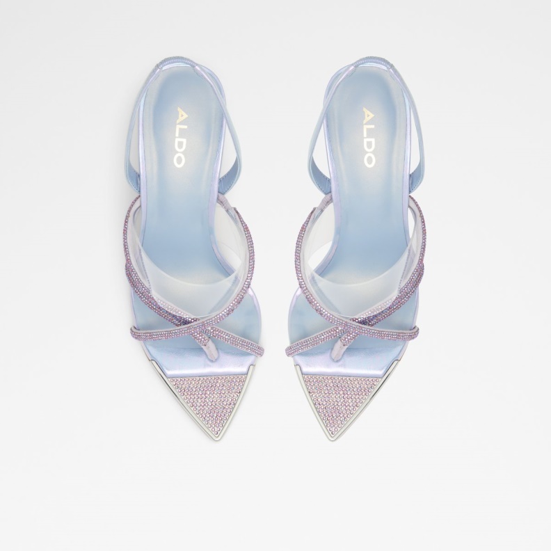 Purple Aabelle Strappy High Heel Sandal Stiletto Heel Fashion Aldo