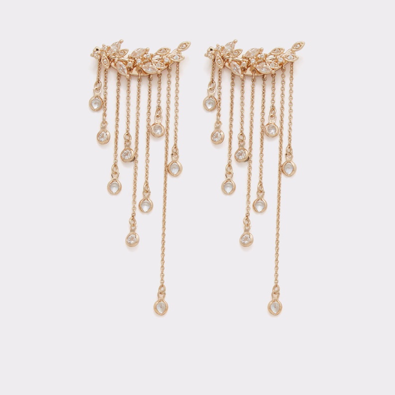 Fashion Gold-Clear Multi Aldo Last Chance Aalirwen Chandelier Earrings
