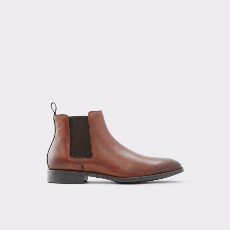Fashion Medium Brown Aboide Chelsea Boot Aldo