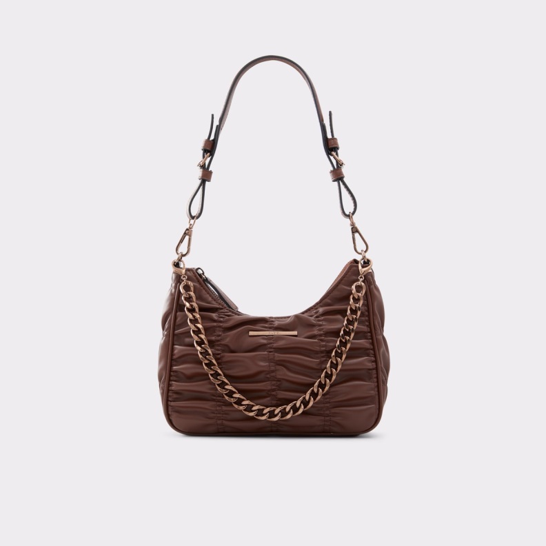 Aldo Sold Out Acera Shoulder Bag Dark Brown Fashion