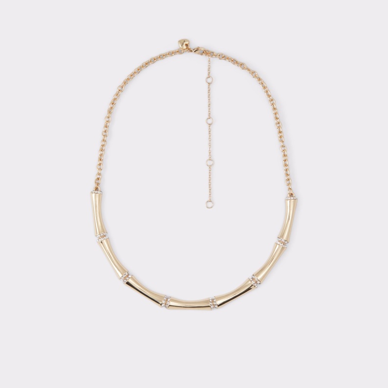Gold-Clear Multi Aldo Fashion Adedridan Necklace