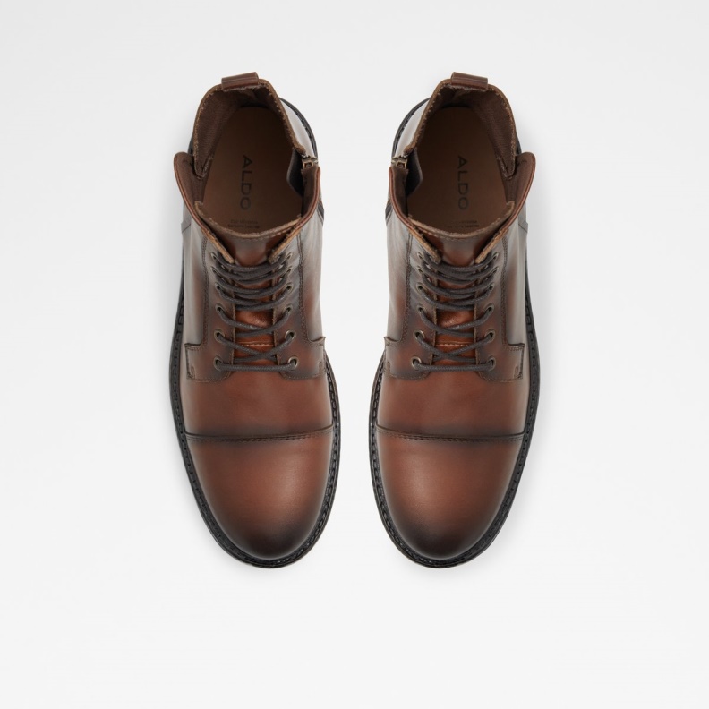 Aldo Fashion Dark Brown New Arrival Adrardosien Lace-Up Boot