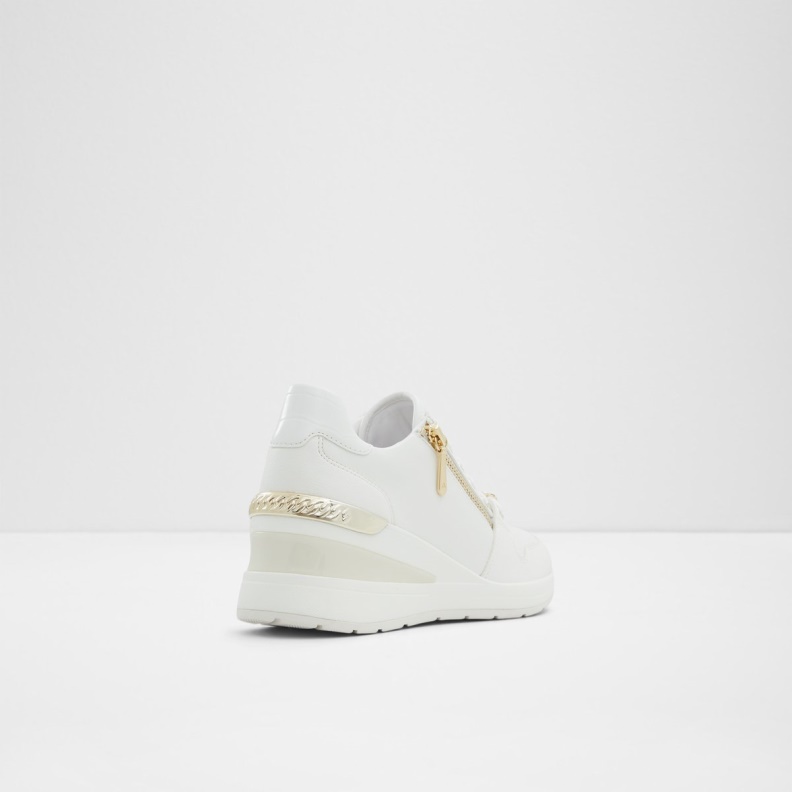 White Aldo Fashion Adwiwiax Wedge Sneaker Wedge Heel