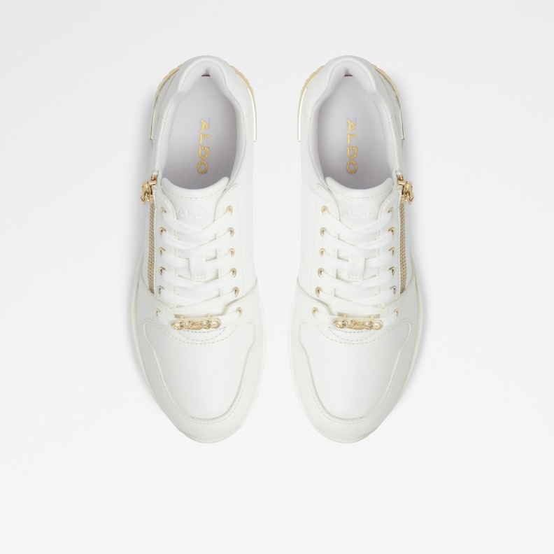 White Aldo Fashion Adwiwiax Wedge Sneaker Wedge Heel