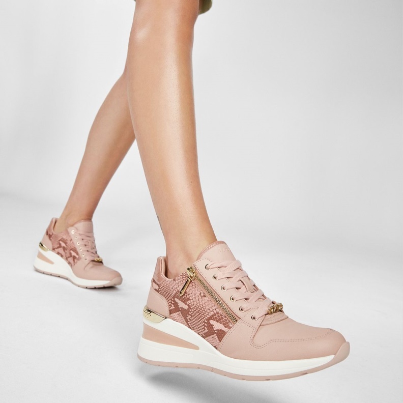 Adwiwiax Wedge Sneaker Wedge Heel Aldo Fashion Pink