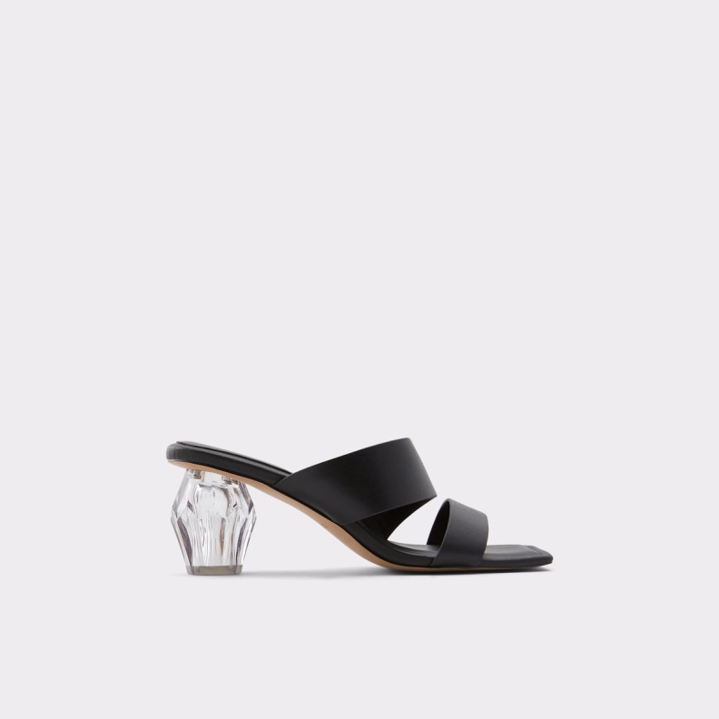 Black Aerno High Heel Sandal Block Heel Fashion Aldo