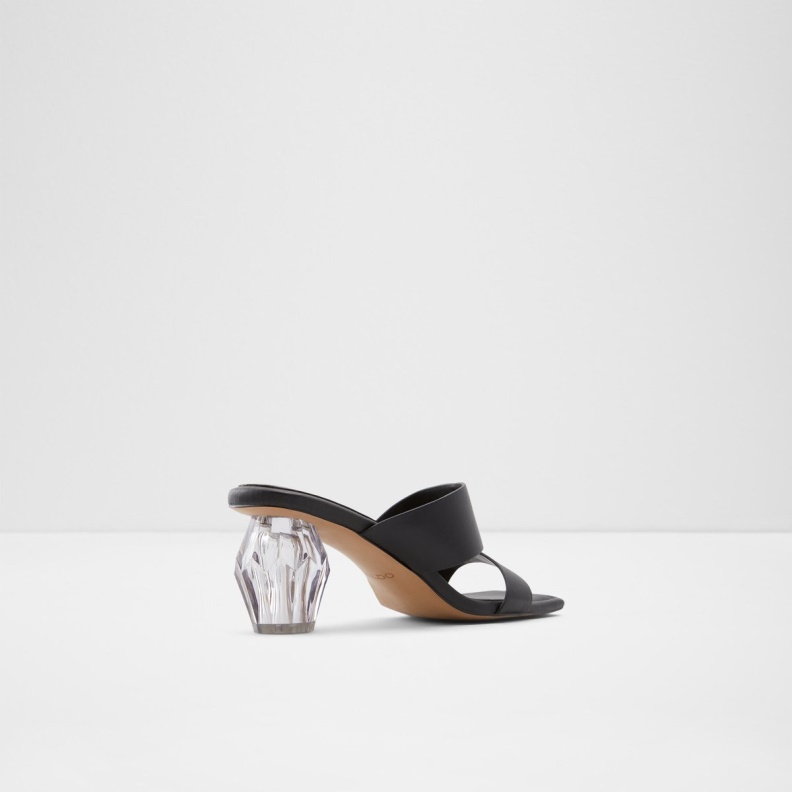 Black Aerno High Heel Sandal Block Heel Fashion Aldo