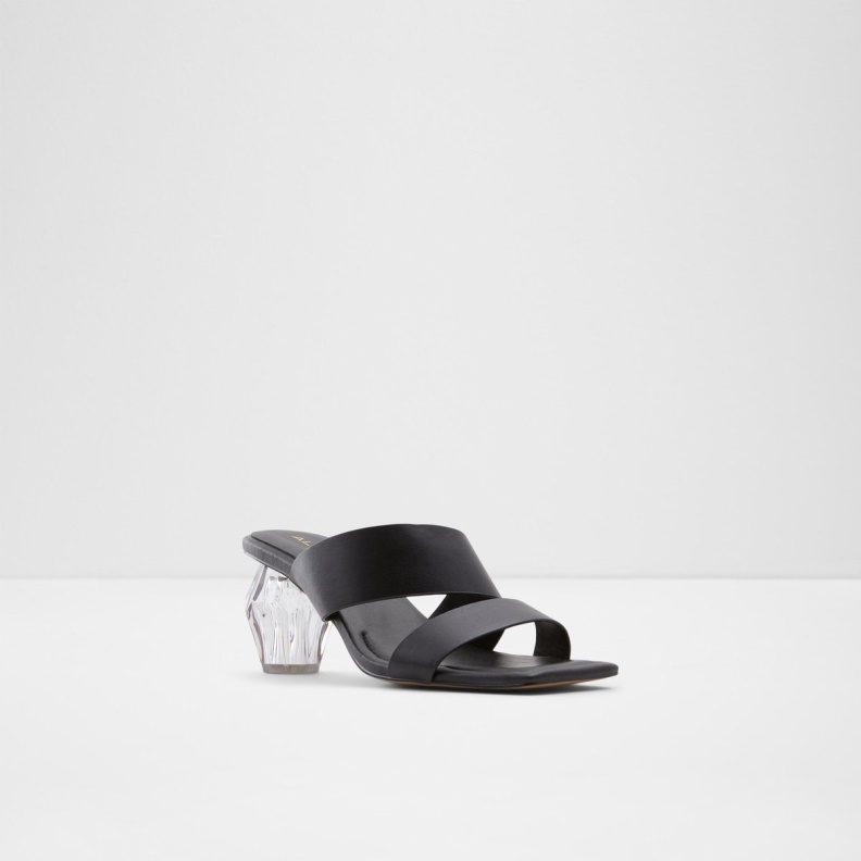 Black Aerno High Heel Sandal Block Heel Fashion Aldo