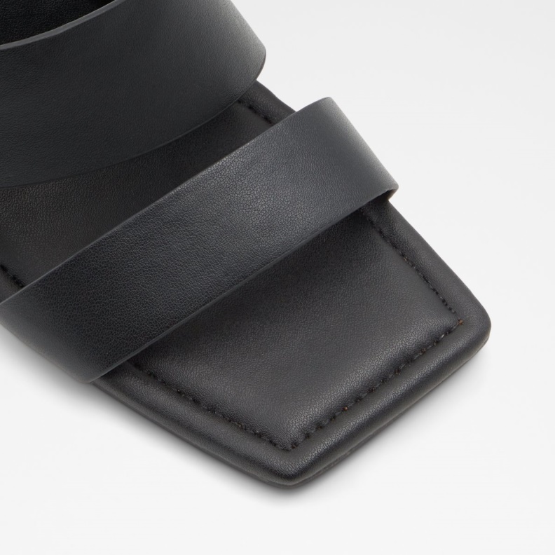 Black Aerno High Heel Sandal Block Heel Fashion Aldo