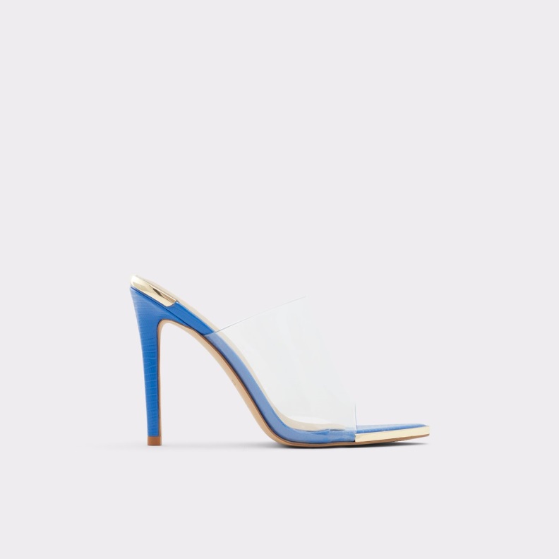 Blue Afeadan High Heel Sandal Block Heel Fashion Aldo