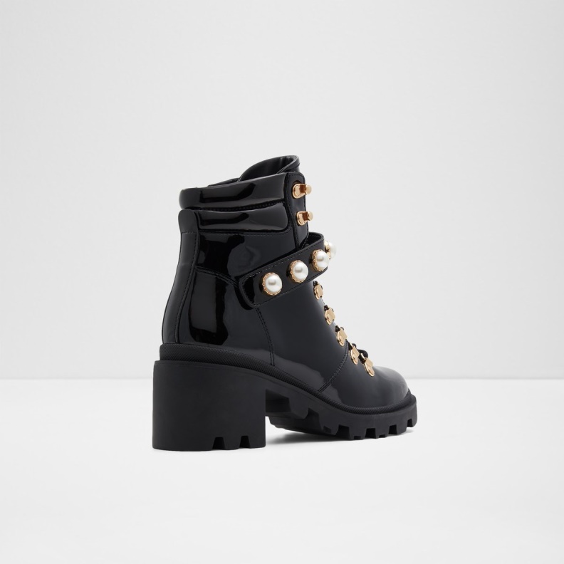 Afirasean Combat Boots Lug Sole Fashion Black Aldo