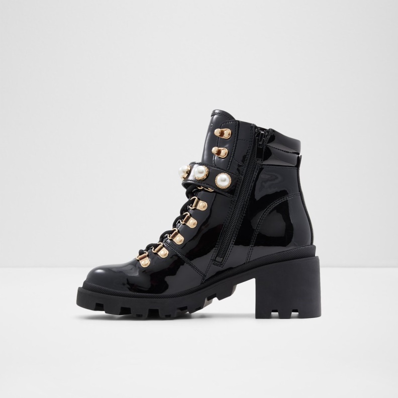 Afirasean Combat Boots Lug Sole Fashion Black Aldo