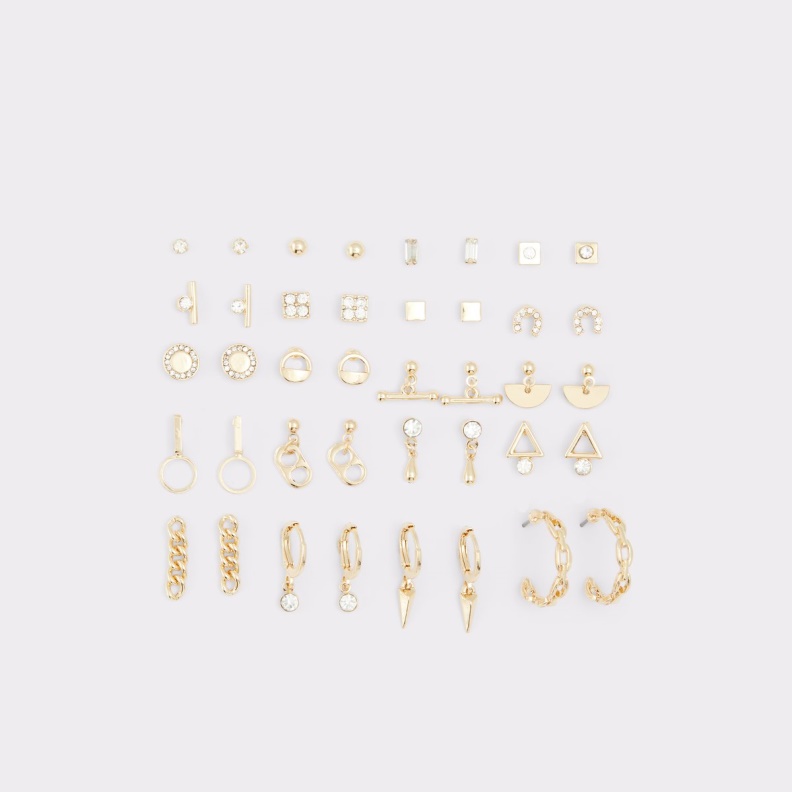 Gold-Clear Multi Last Chance Agryldan Earrings Fashion Aldo