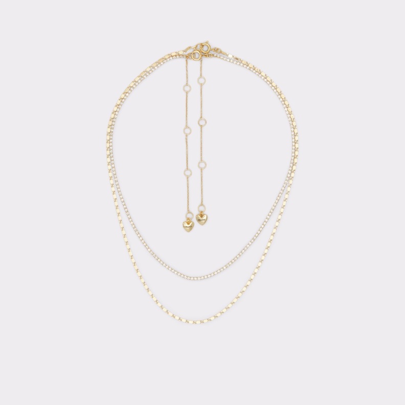Gold-Clear Multi New Arrival Aiila Necklace Aldo Fashion