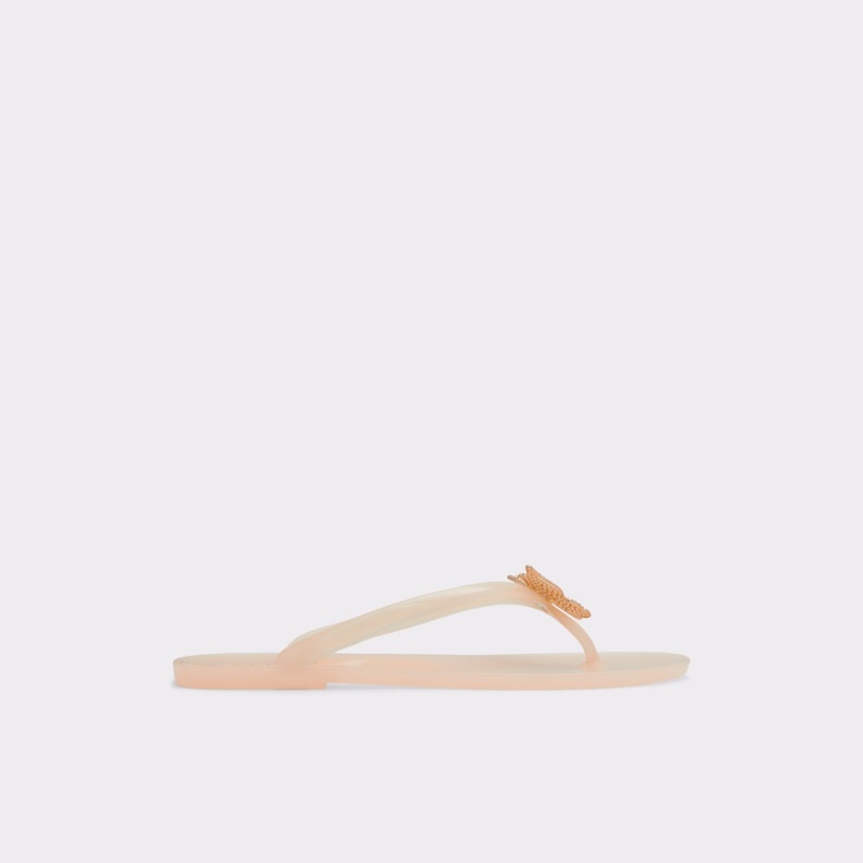 Fashion Aldo Alelith Flat Sandal Natural