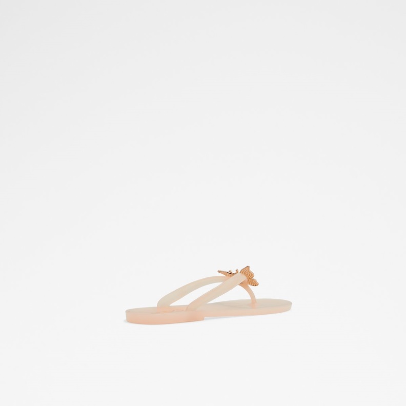 Fashion Aldo Alelith Flat Sandal Natural