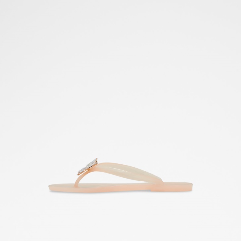 Fashion Aldo Alelith Flat Sandal Natural