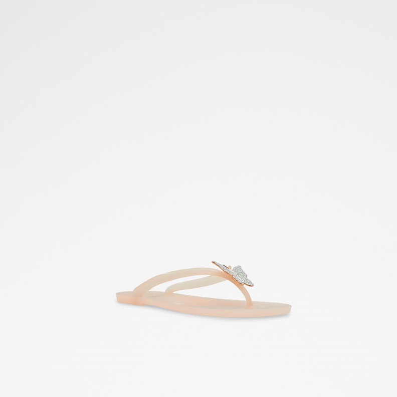 Fashion Aldo Alelith Flat Sandal Natural