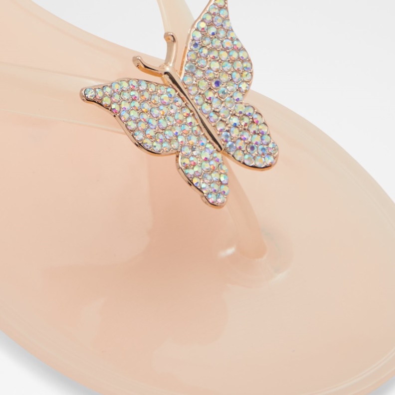 Fashion Aldo Alelith Flat Sandal Natural