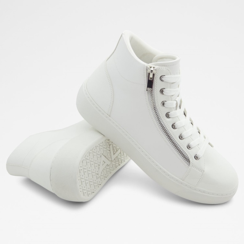 White Fashion Aldo Alpha High Top Sneaker Cup Sole